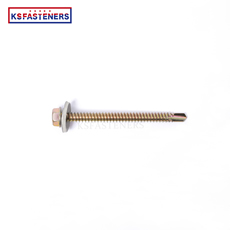 Mid-East Market High Quality Hex Washer Head Self Tapping Drilling Screw With Grey Epdm Washer