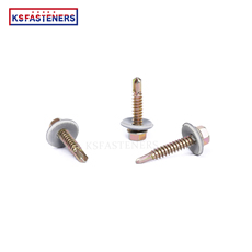 Mid-East Market High Quality Hex Washer Head Self Tapping Drilling Screw With Grey Epdm Washer