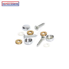 New Design Brass Brushed Surface Smooth Cooper mirror screw and decorative mirror screws