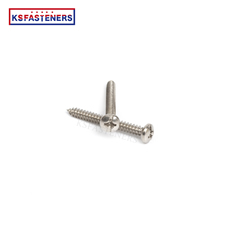 Nickel Plated 10mm Pan Head Combi Cross Slotted Phillips Drive M4 M12 Steel Self Drilling Tapping Drywall Screw