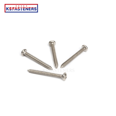 Nickel Plated 10mm Pan Head Combi Cross Slotted Phillips Drive M4 M12 Steel Self Drilling Tapping Drywall Screw