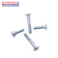 Non-Standard Customized carriage bolts stainless galvanized round head carriage bolt with triangle sharped neck