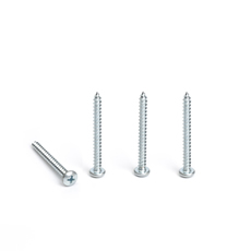 Pan Head Cross Stainless Steel Galvanized Fine Thread Tonillos Self Tapping Screw