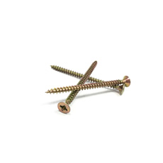 Patta High Quality Fasteners Torx Head Yellow Zinc M4X50 Mdf Chipboard Screw Flat Pozi Drive Tornillis Para Madera Wood Screw