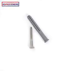 Plastic anchor bolt manufacturers produce special screw Anchor with screw plastic anchor