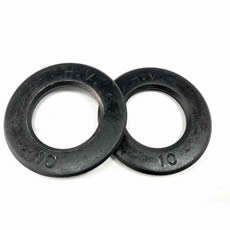 Popular promotional Carbon Steel Black Finish Galvanized circular Flat Washer