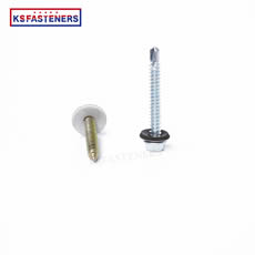 Popular promotional self tapping screw with rubber wasehr heavy duty self tapping screws