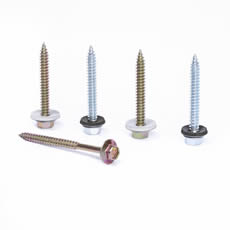 Popular promotional self tapping screw with rubber wasehr heavy duty self tapping screws