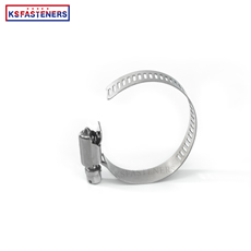 Quality german type hose clamp praise Slotted Head Screw hose clamps stainless steel ss pipe clamp