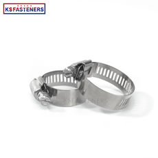 Quality german type hose clamp praise Slotted Head Screw hose clamps stainless steel ss pipe clamp