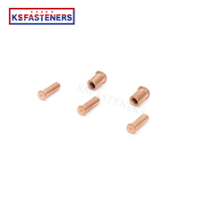 Screw Fastener Manufacturer Welded Red Copper Spot Welded Stud Bolts