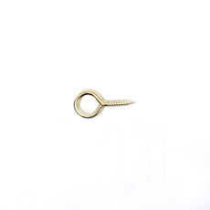 Stainless Steel Gold Welded Ring Hook Wood Thread Self Tapping Question Mark Eye Screw