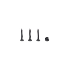 Taiwan Quality Big Round Oval Head Black Self Tapping Sharp Point M10 Stainless Steel Self-Drilling Screw