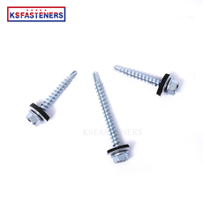 Taiwan Quality Hex Washer Head self drilling Screw 6.3X25mm Hex Flange Truss CSk Self- Drilling Tapping Tek Screws for Roofing