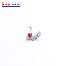 The New Profession Customizable Ceiling Clips Drive Pin Pk Concrete Nail With Plastic Washer