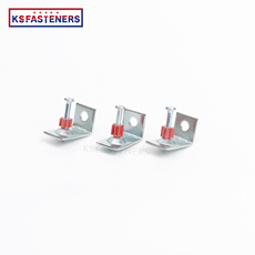 The New Profession Customizable Ceiling Clips Drive Pin Pk Concrete Nail With Plastic Washer