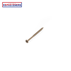 Type 17 Stainless Steel 304 Mdf Torx Head Ruspert Tapping 75mm Yellow Zinc Plated Countersunk Chipboard Screw Wood Decking Screw