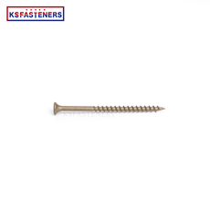 Type 17 Stainless Steel 304 Mdf Torx Head Ruspert Tapping 75mm Yellow Zinc Plated Countersunk Chipboard Screw Wood Decking Screw