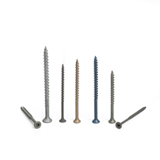 Type 17 Stainless Steel 304 Mdf Torx Head Ruspert Tapping 75mm Yellow Zinc Plated Countersunk Chipboard Screw Wood Decking Screw