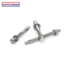 Wedge anchor ss304 stainless steel carbon steel wedge anchor factory direct sales custom bolts