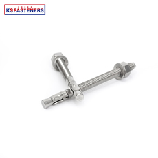 Wedge anchor ss304 stainless steel carbon steel wedge anchor factory direct sales custom bolts