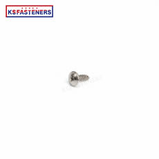 Wholesale Nickel Plated Stainless Steel Decking Screw Round Head Self -tapping Screw Small Machine Screws