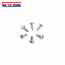 Wholesale Nickel Plated Stainless Steel Decking Screw Round Head Self -tapping Screw Small Machine Screws