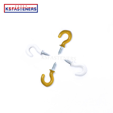 cup hook for hanger metal screw for ceiling plastic hook for hanging c screw hook