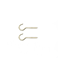 high quality luxury brass plated c shape cup hook for pendant lamp hook